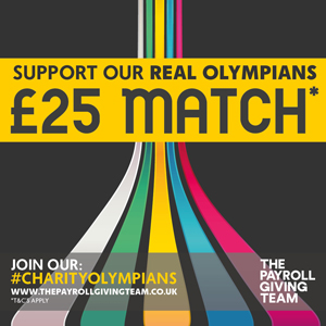 Support our real olympians £25 match