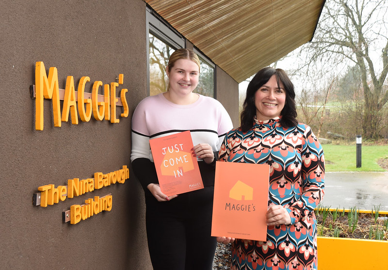 Pictured (left to right): Carrigan Kerr, Fundraiser Manager and Cristina Pouso, Centre Fundraising Manager, Maggie’s Forth Valley. The charity successfully secured a Small Grant. 