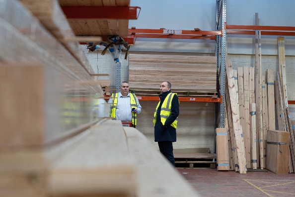 Robert speaks to Kenneth about the new racking system and how it has improved safety