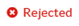 Rejected button